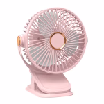 پنکه گیره‌ای شارژی F19 چراغ‌دار | پنکه رومیزی و کلیپسی با نور LED - تصویر 2