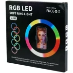 رینگ لایت RGB مدل MJ30 قطر 30 سانتی‌متر - تصویر 2